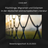 Πρόσκληση εκδήλωσης ενδιαφέροντος για συμμετοχή σε CIVIS-σεμινάριο με τίτλο:  Refugees, Migrants and Exiles in German and Comparative Literature